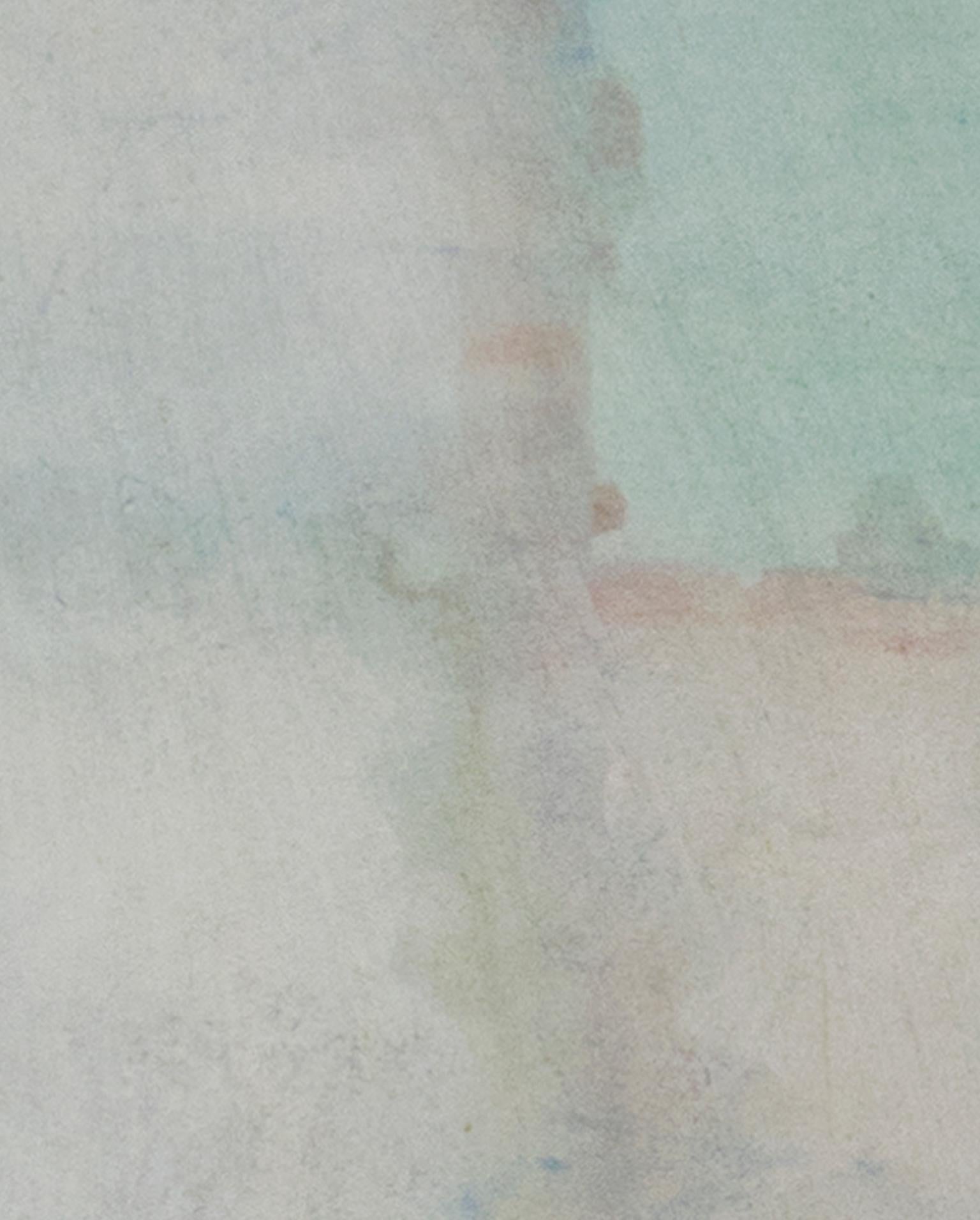 „“Dream Window“, abstraktes Aquarell im abstrakten Farbfeld, signiert von David Barnett im Angebot 3