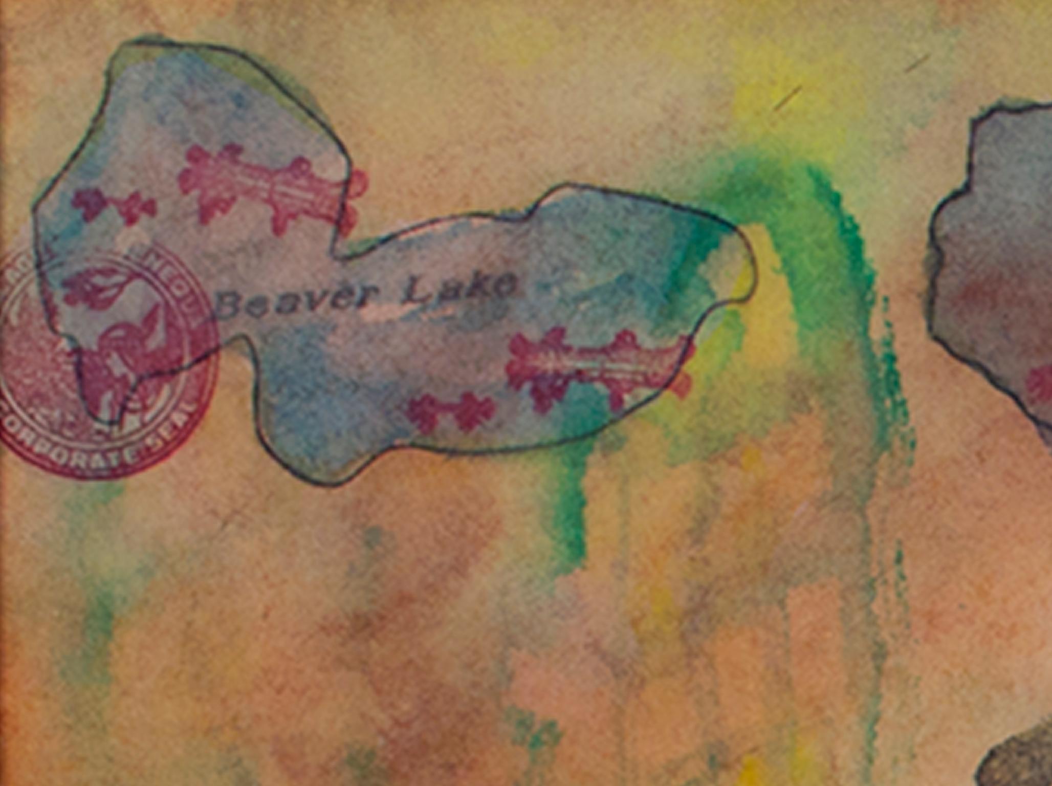 „Escape to Mexico City“, Aquarell und Tinte, signiert von David Barnett im Angebot 4