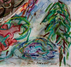 "Morph Dog Series: Dark Clouds Over Chenequa, " Mixed Media by David Barnett