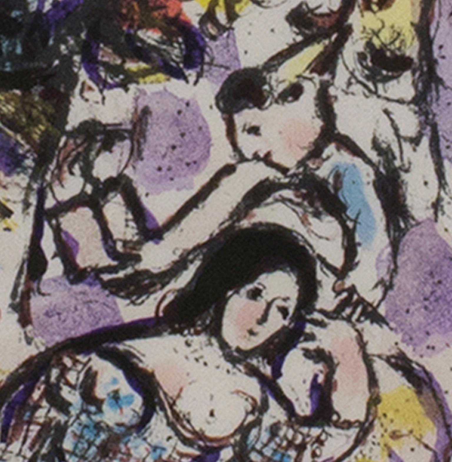 « Hommage à Marc Chagall : The Anemones M730, technique mixte signée par David Barnett en vente 3