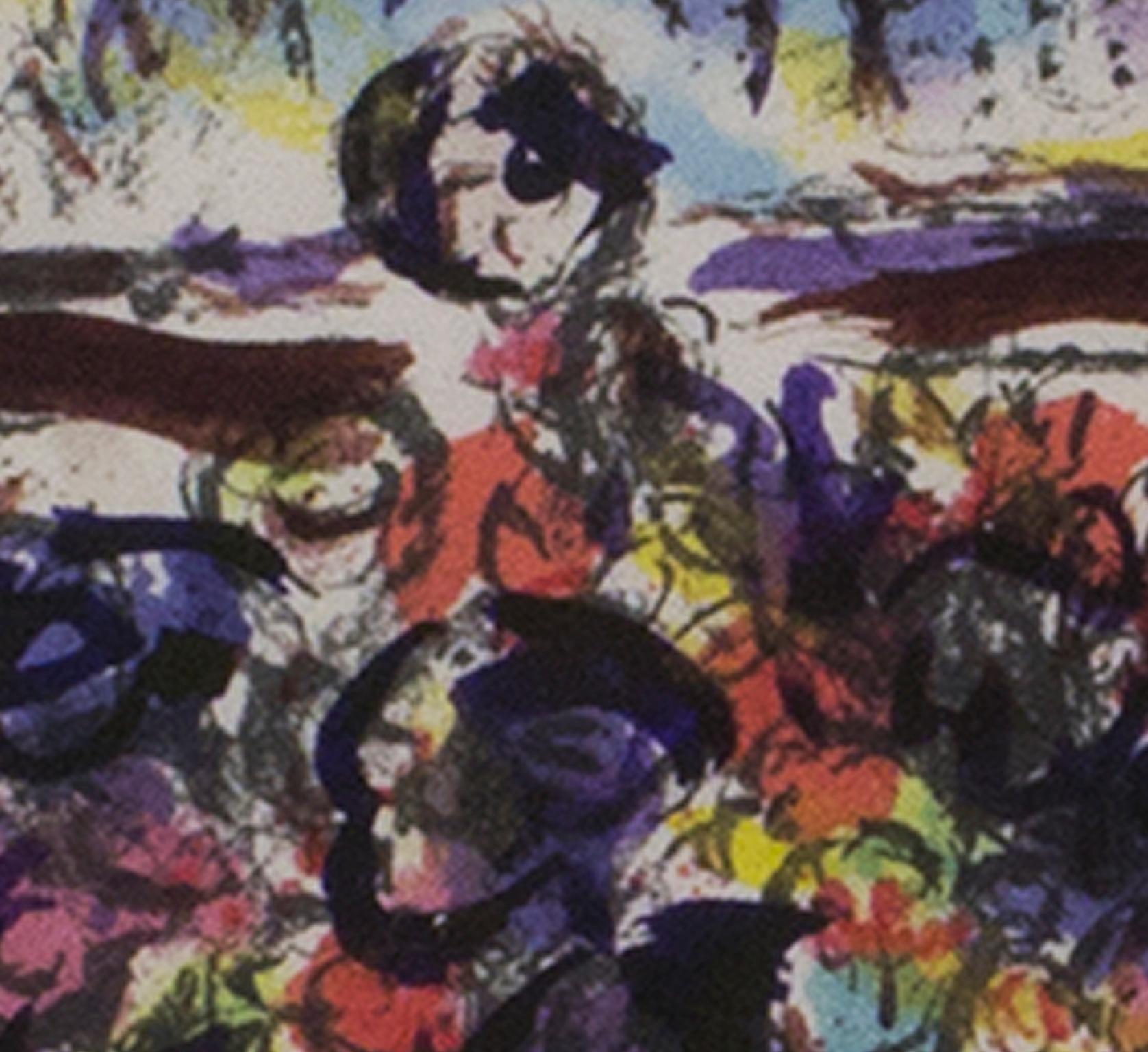 « Hommage à Marc Chagall : The Anemones M730, technique mixte signée par David Barnett en vente 4