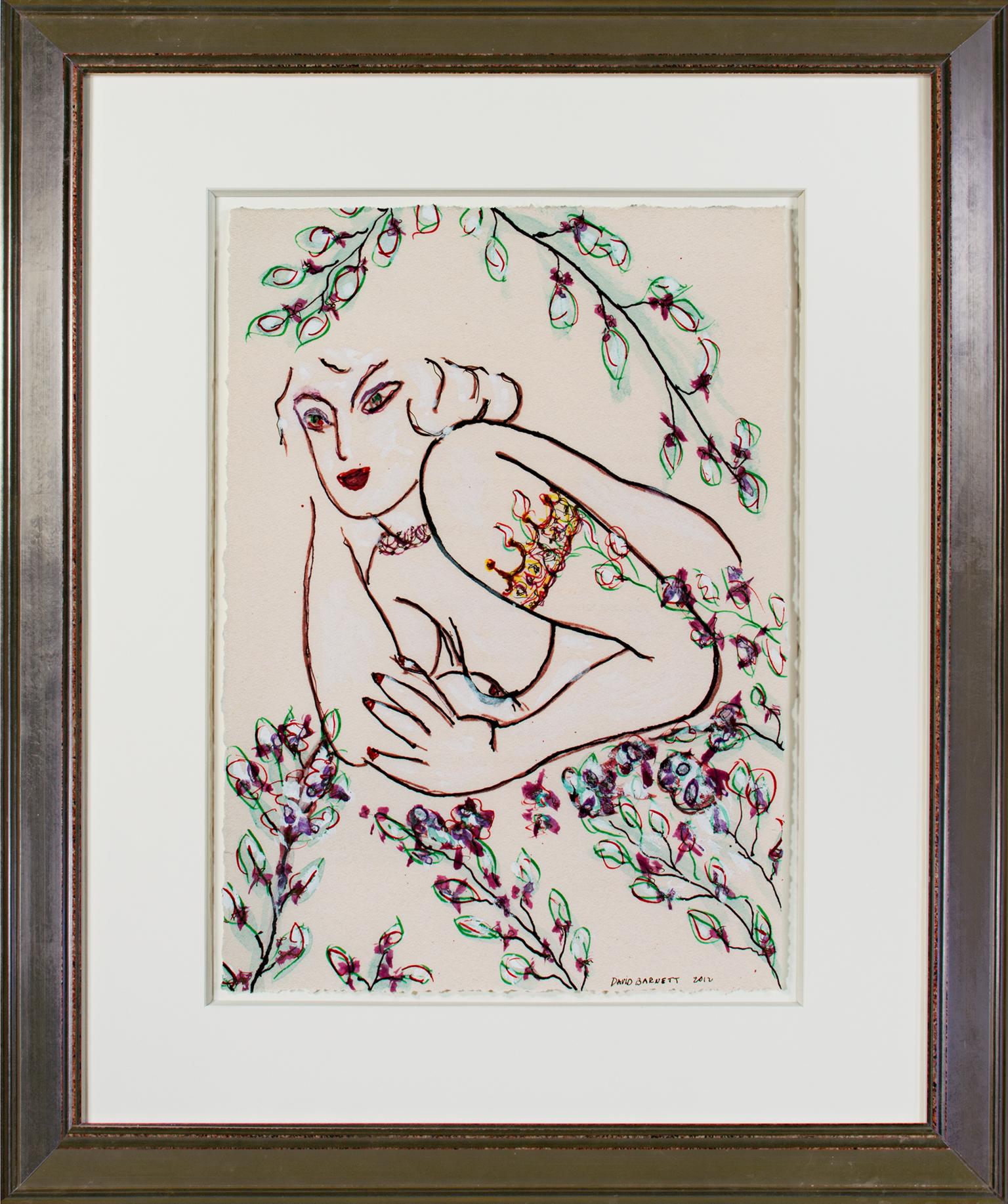 «amous Artist Series : Tattooed Matisse Modèle Variation III » de David Barnett en vente 4