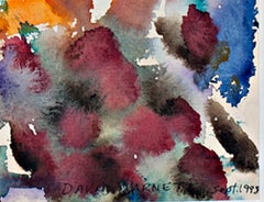 "Riflessi del lago delle stelle - Autunno", acquerello originale firmato da David Barnett