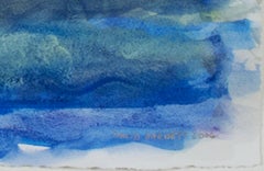 "Spring Green Reflection, " Original Mixed Media signed by David Barnett