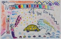 « Impressions de Mexico : Chicklets, quelqu'un ? Aquarelle de David Barnett