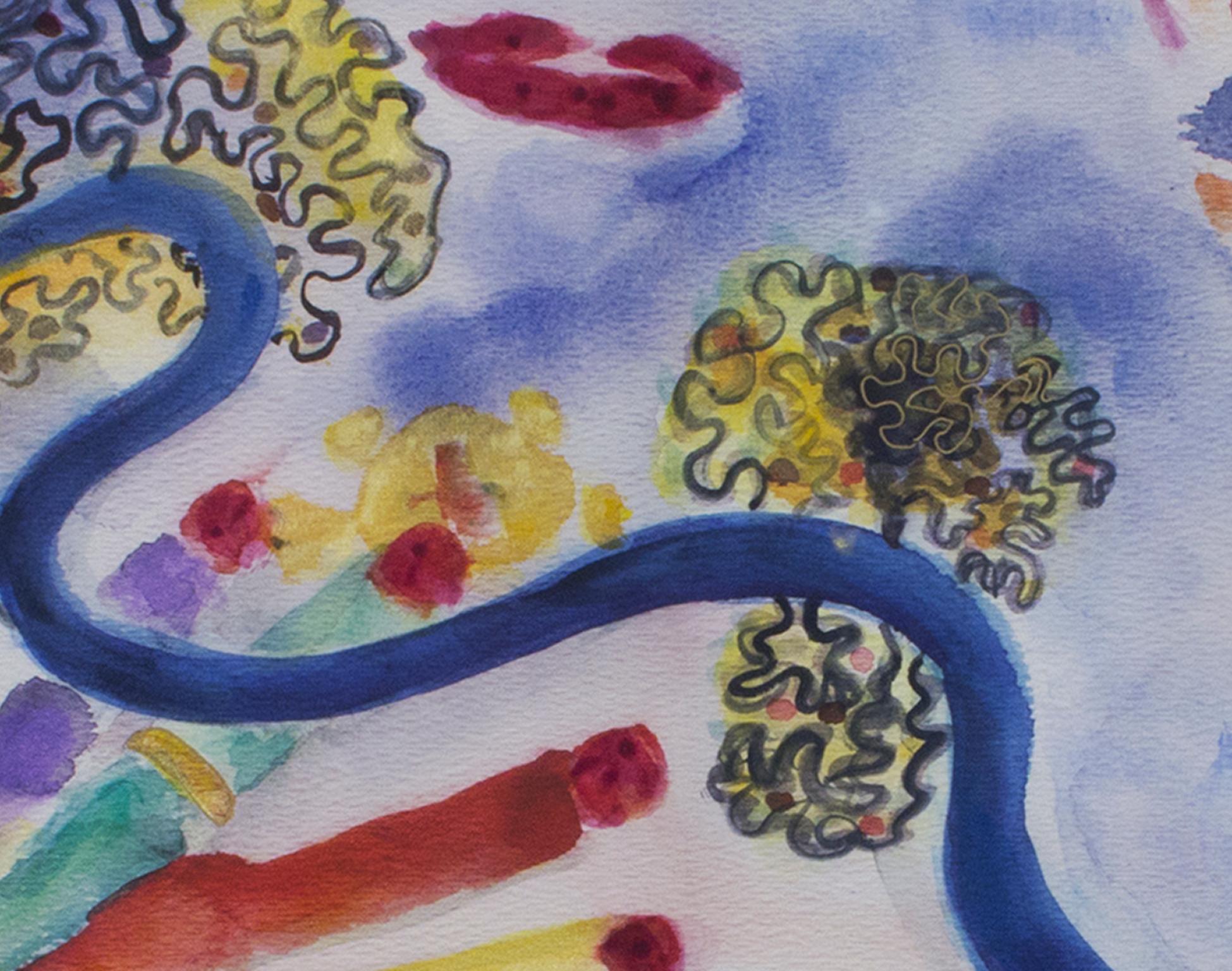 „Black Beans & Brains II“, Original, farbenfroher surrealistischer Originalschmuck, signiert von David Barnett im Angebot 3