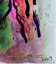 "Famous Artist Series: Homage to Marc Chagall: Carte de Voeux, " by David Barnett