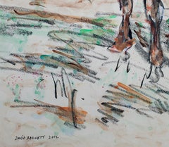 "Homage to Ned Jacob Blackfoot Indian on Painted Palomino, Montana, " by Barnett