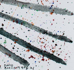 "Homage to Marharishi & Anandala, " Mixed Media signed by David Barnett