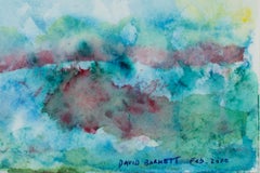 "Saltwater at the Stateroom Window, " Original Watercolor signed