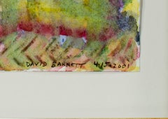 "Souvenir of Desert Mountain, " Original Watercolor signed by David Barnett