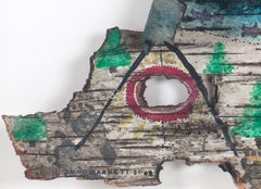 "Up North Series: Enter My Tee-pee Tatooa, " Watercolor on Birch