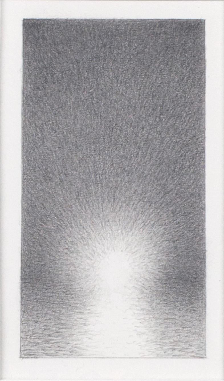 « Ascension #4 », graphite miniature d'origine sur papier signé par Bill Teeple en vente 2