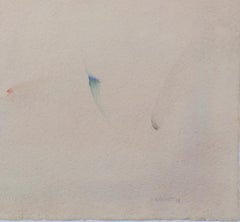 "Land, Sea, & Sky, " Original Abstract Watercolor signed by David Barnett