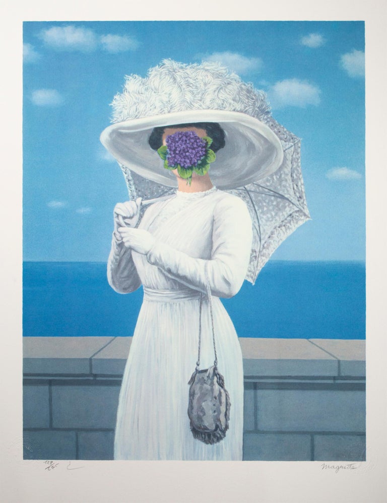 Ren Magritte La Grande Guerre The Great War Color Lithograph 