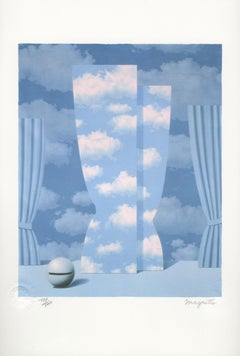 Lithographie „La Peine Perdue (Der verwaiste Effort)“ nach Gemälde von Rene Magritte