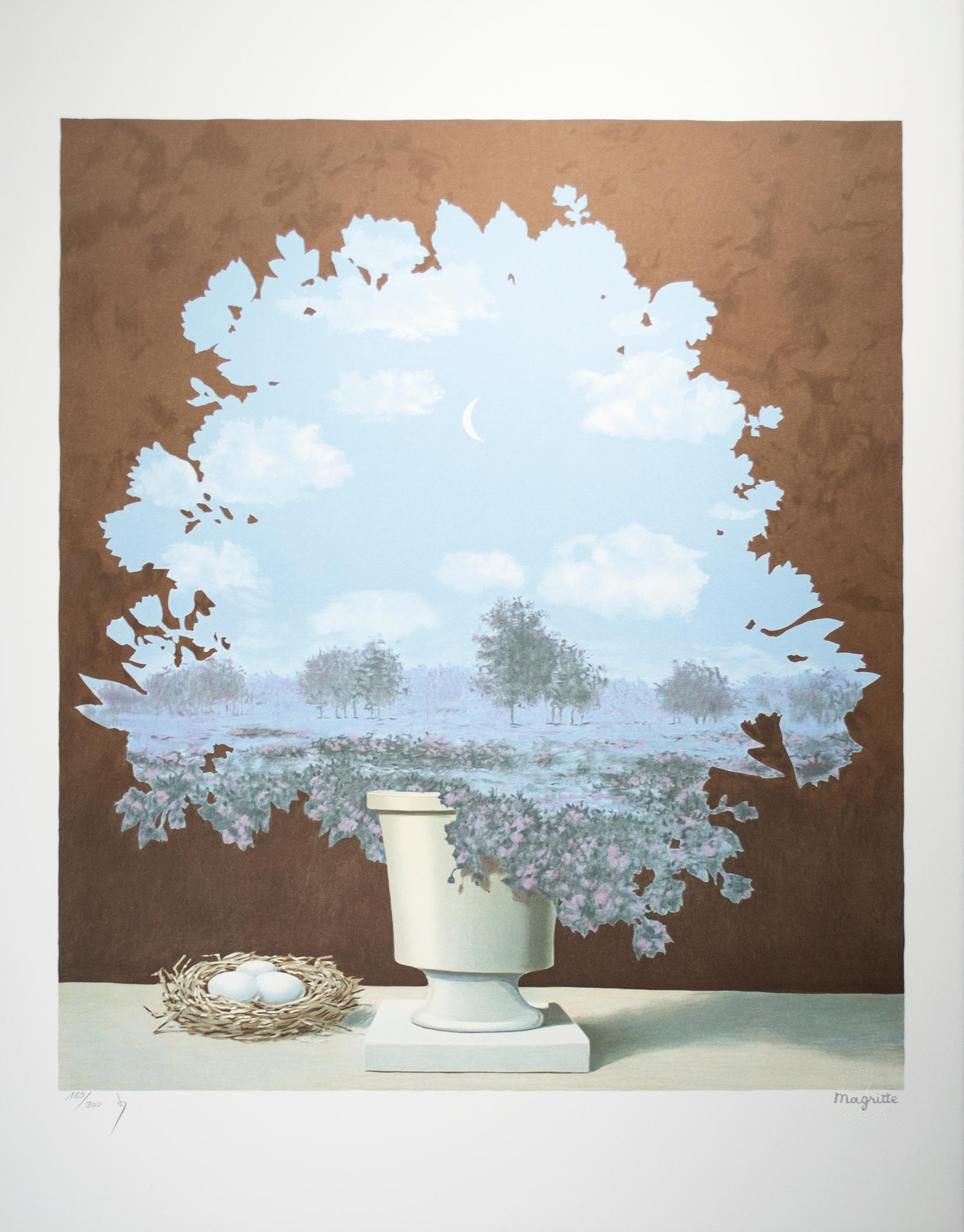 (after) René Magritte Still-Life Print - "Le Pays des Miracles (The Land of Miracles), " Lithograph after Rene Magritte