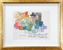 "Rembrandt Artist's Pastells" dessin au pastel original de Sylvia Spicuzza