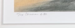 'Six Corners A80' Original pastel  drawing signed by Jan Richardson-Baughman