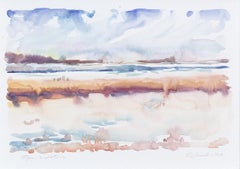 Aguas abiertas' Acuarela original firmada por Craig Lueck