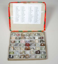 49 Shona Stone Samples with Specimen Box