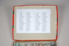 49 Muestras de piedra de Shona con caja de muestras