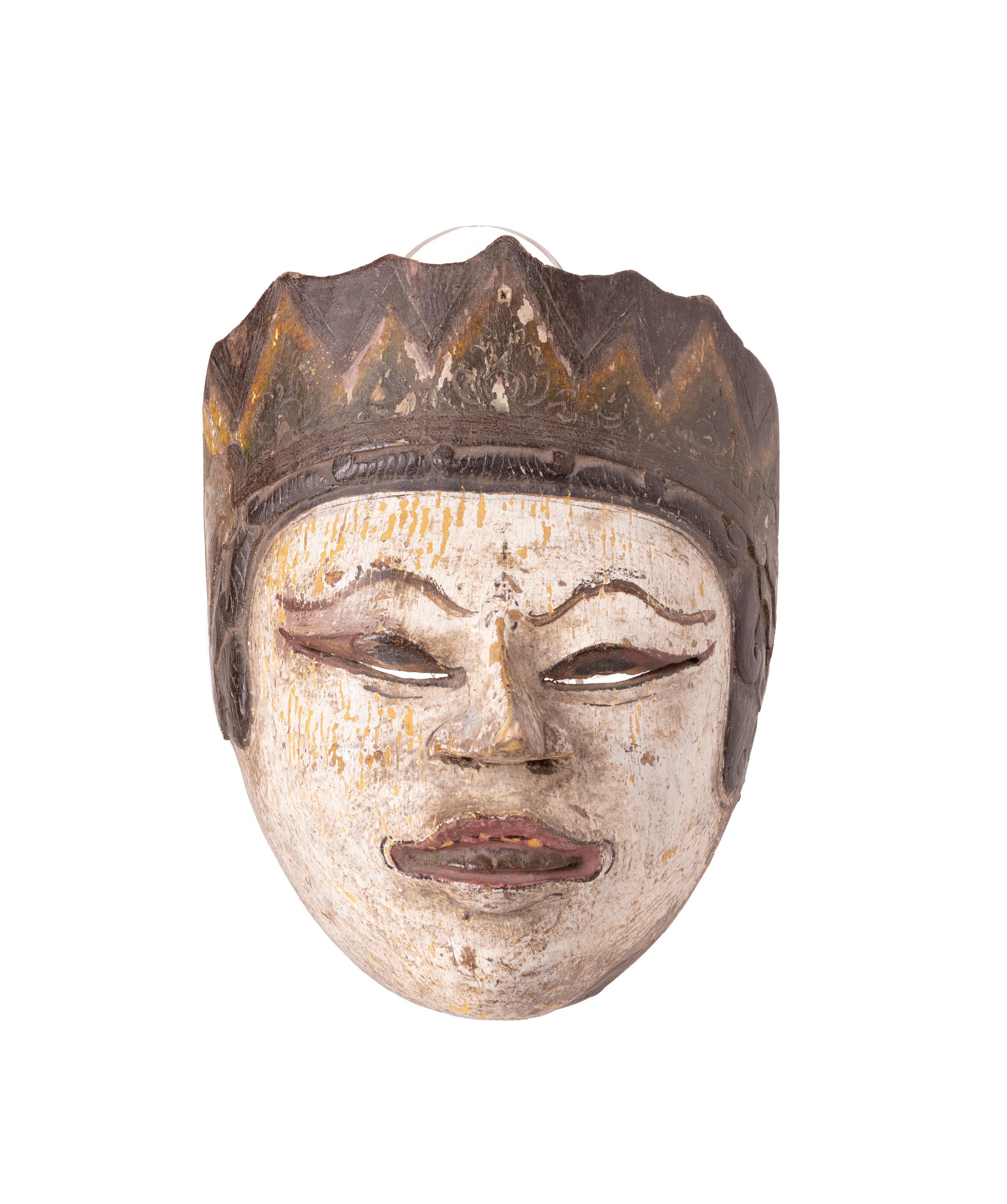 Indonesian Mask, 19th Century - Art by Unknown