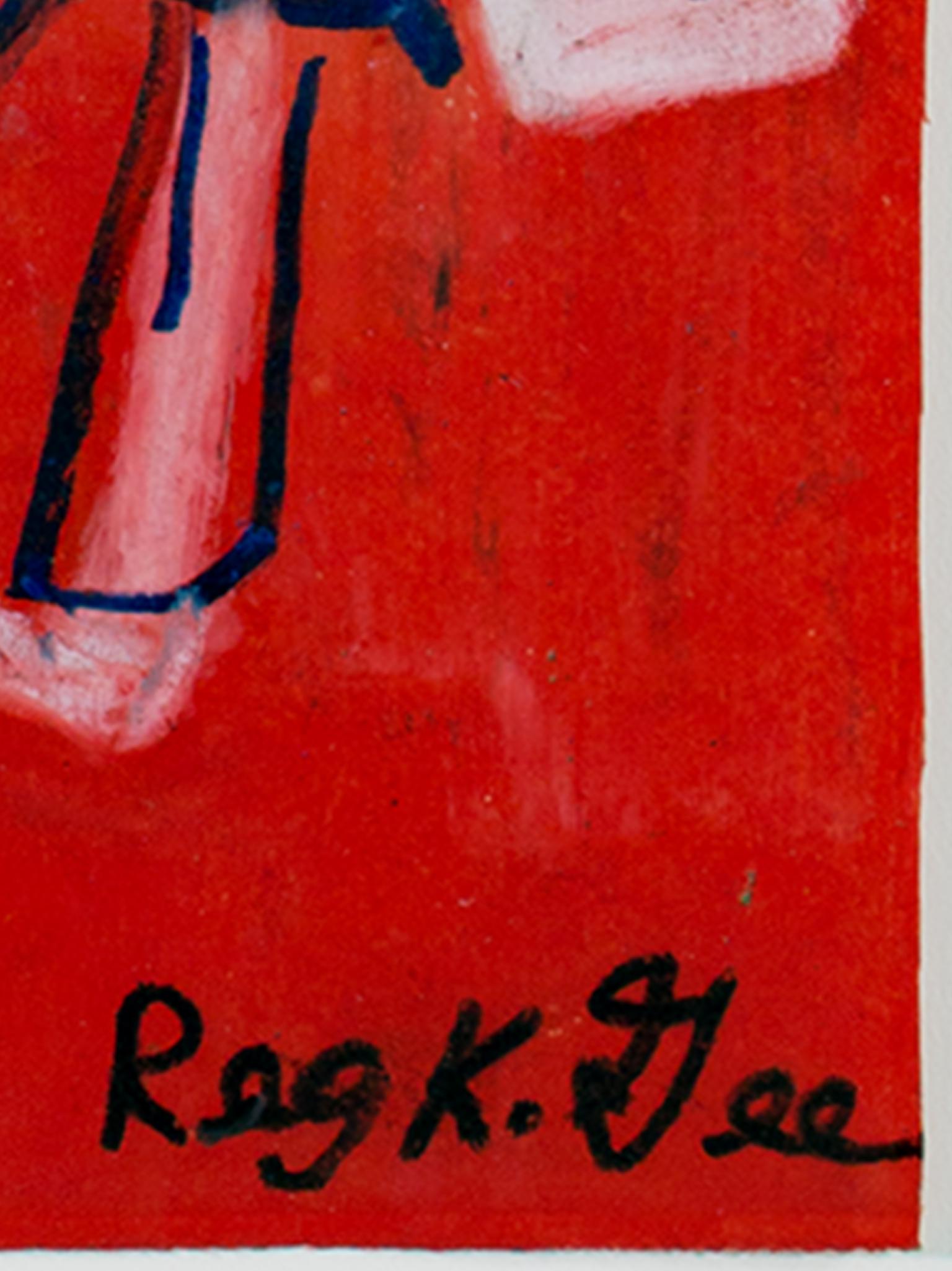 « 3AM Sleepwalking Composer », peinture à l'huile signée par Reginald K. Gee en vente 1