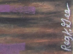 „Not Intended For Office Viewing Series Section F“ Ölpastell von Reginald K. Gee