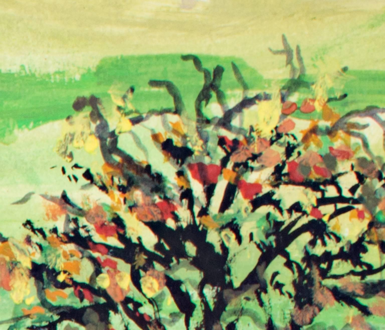 « The Word Came Down On Us », aquarelle originale signée par Reginald K. Gee en vente 2