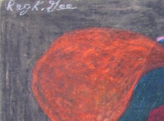 "Therapeutic Horse Knowledge, " Oil Pastel on Board signed by Reginald K. Gee