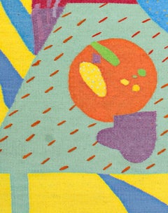 «reakfast in Merida (Homage to Carmen Miranda) », tapisserie en laine de Joan Summers