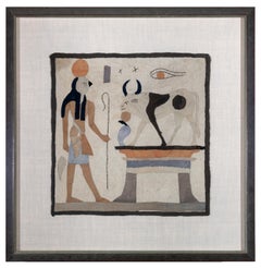 "Egyptian Scene, " a Cotton Textile 