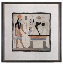"Egyptian Scene, " a Cotton Textile