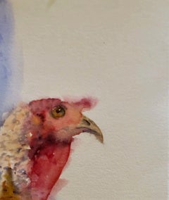 „Eastside Turkey,“ Aquarell-Tierporträt von Julia Taylor