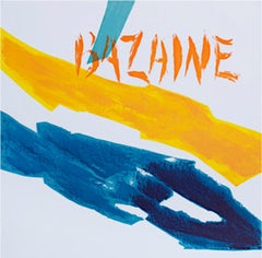 "Galerie Maeght, " Graphic Color Lines Lithograph Poster