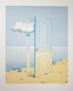 "La Victoire (Victorie)," Lithographie en couleur d'après 1938-9 Original de René Magritte