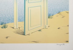 "La Victoire (Victory), " Color Lithograph after 1938-9 Original by Rene Magritte
