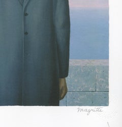 "Le Fils de l'Homme (The Son of Man), " Litho after Painting by Rene Magritte