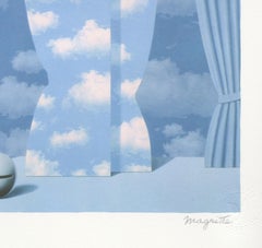 "La Peine Perdue (The Wasted Effort)" Lithograph after Painting by Rene Magritte