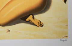 "La race blanche (The White Race), " Lithograph after Painting by Rene Magritte