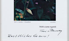 "Holiday Greeting Card- Teri's Garden, Columbine", Photo signée par Murray Weiss