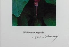 "Holiday Greeting Card, " Photograph of Flowers signed by Murray Weiss