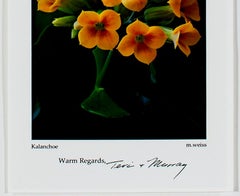 "Kalanchoe (2012 Holiday Greeting Card), " Photo signed by Teri & Murray Weiss
