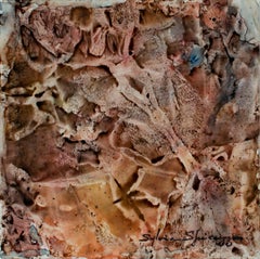 « Coral Rocks », composition originale à l'aquarelle de Sylvia Spicuzza
