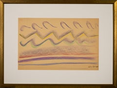 "Flujo y reflujo" dibujo original al pastel de Sylvia Spicuzza