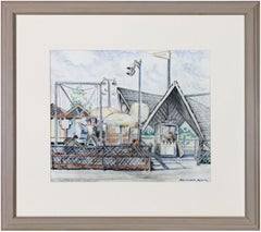 "Trampolino-WI State Fair Park" disegno originale firmato di Sylvia Spicuzza
