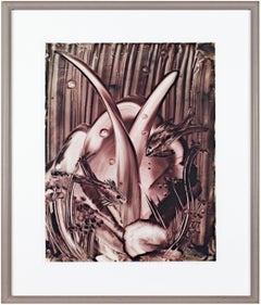 "Fish" original finger painting signed by Sylvia Spicuzza