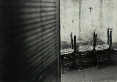Vintage 'Chairs - Paris' original photograph by Leslie Borns