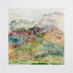 'The Lamoille Project #63' monoprint originale firmato da Mickey Myers